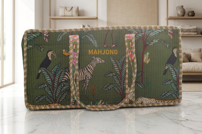 Olive Green Mahjong Bag
