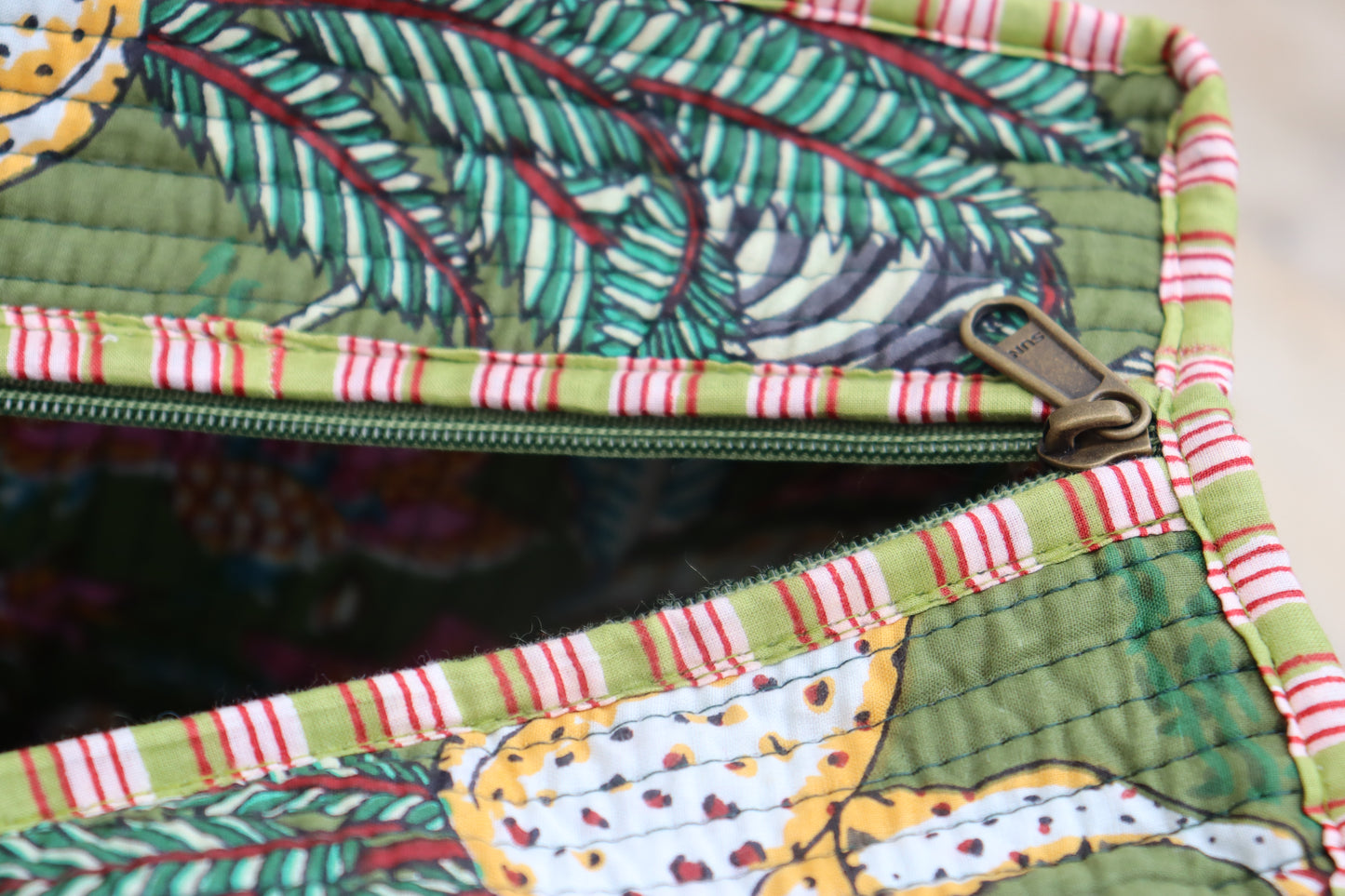 Olive Green Tote Bag