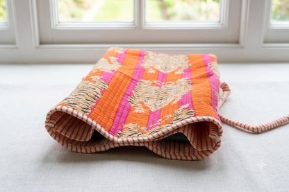 Orange Tiger Mahjong Bag