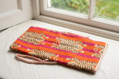Orange Tiger Mahjong Bag