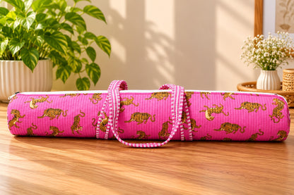Pink Tiger Mat Sleeves