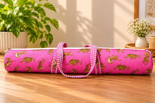 Pink Tiger Mat Sleeves