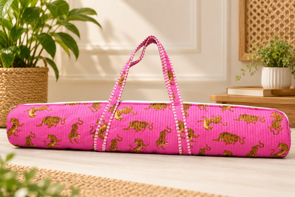 Pink Tiger Mat Sleeves