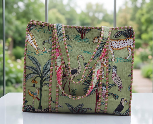Sage Green Tote Bag