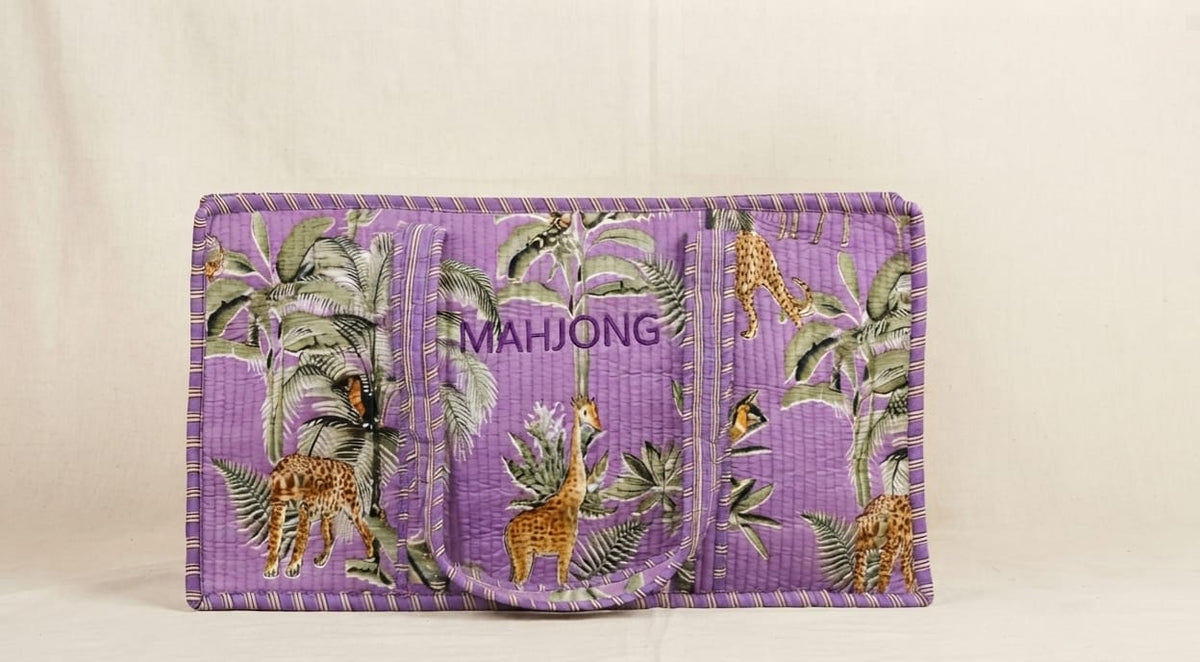 Purple with Golden Giraffe