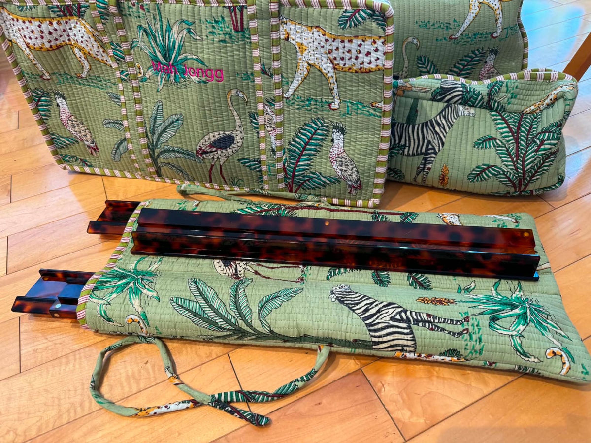 Sage Green Jungle Print