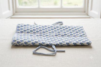 White and Blue Mahjong Bag