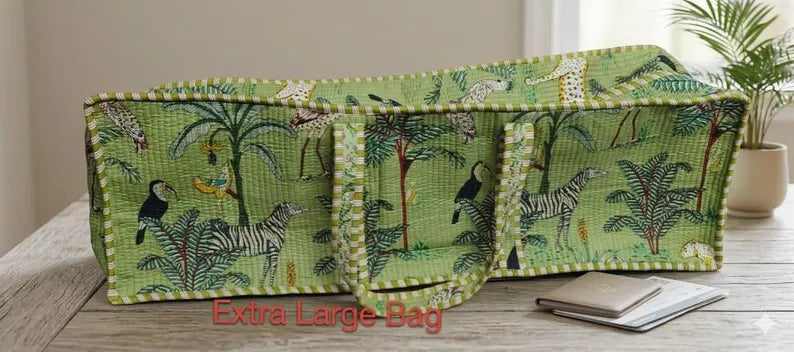 Sage Green Jungle Print